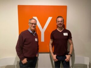 Founder Chris Ciriello Photo and early investor Scott Phillips Founder of StarFish Medical